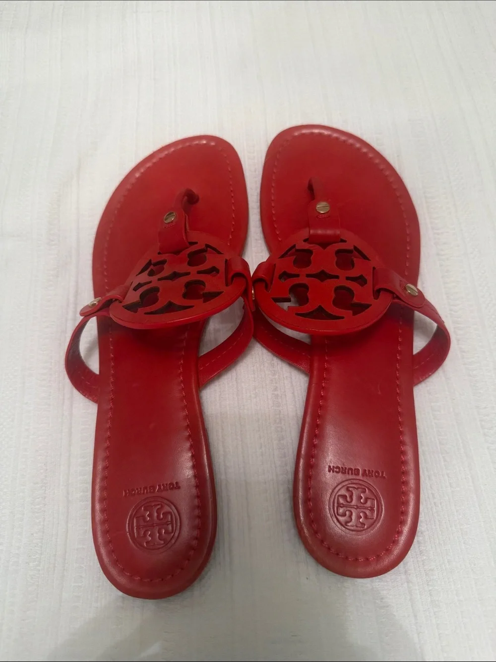Tory Burch Red Miller Sandal
